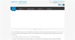 Desktop Screenshot of cairnsultimate.com